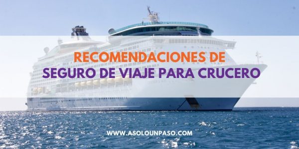 Seguro de viaje para crucero
